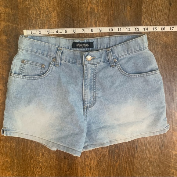 Vintage 90s Xhilaration high waisted jean shorts - Picture 12 of 12